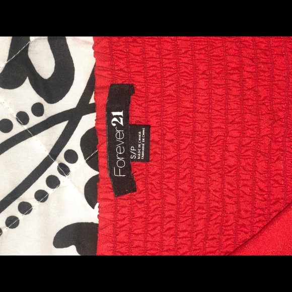 Red Ruffled Tank Top - Picture 3 of 3